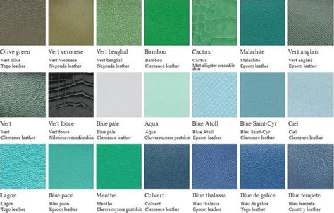 hermes green color chart|Hermes 2023 colors.